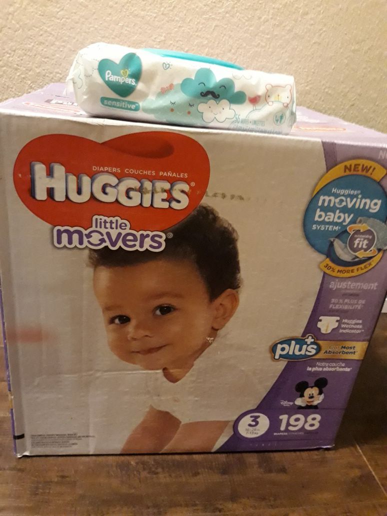 Huggies diapers size 3