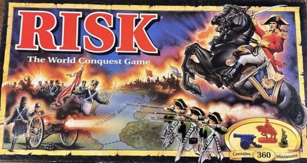 RISK;a Vintage Edition Of Strategy Board Game