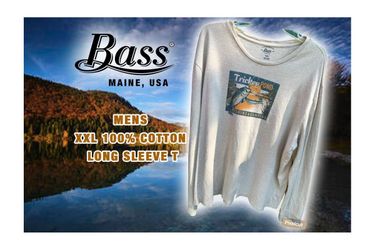 Bass Men's XXL Long Sleeve T-Shirt  (CASH ONLY)