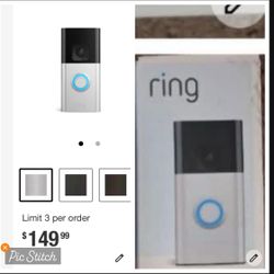 Ring Doorbell Camera ($75)