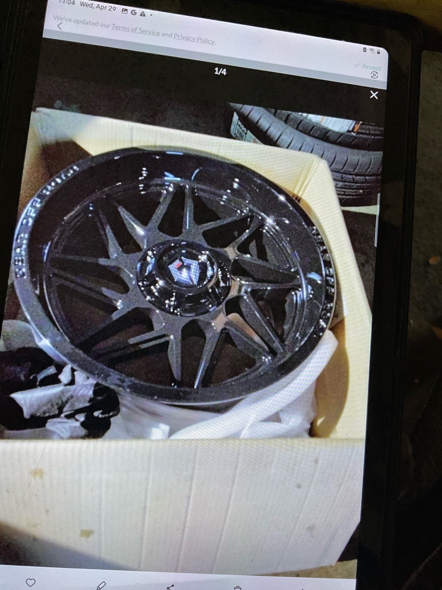 20 x10 new rims