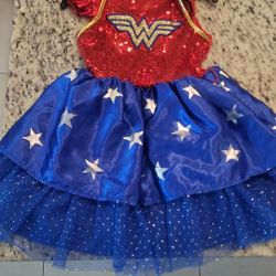 3t 4t WONDER WOMAN COSTUME
