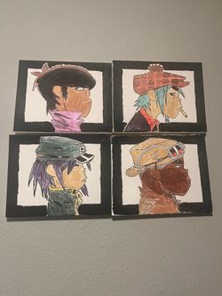 Gorillaz Demon Days Album Painting!