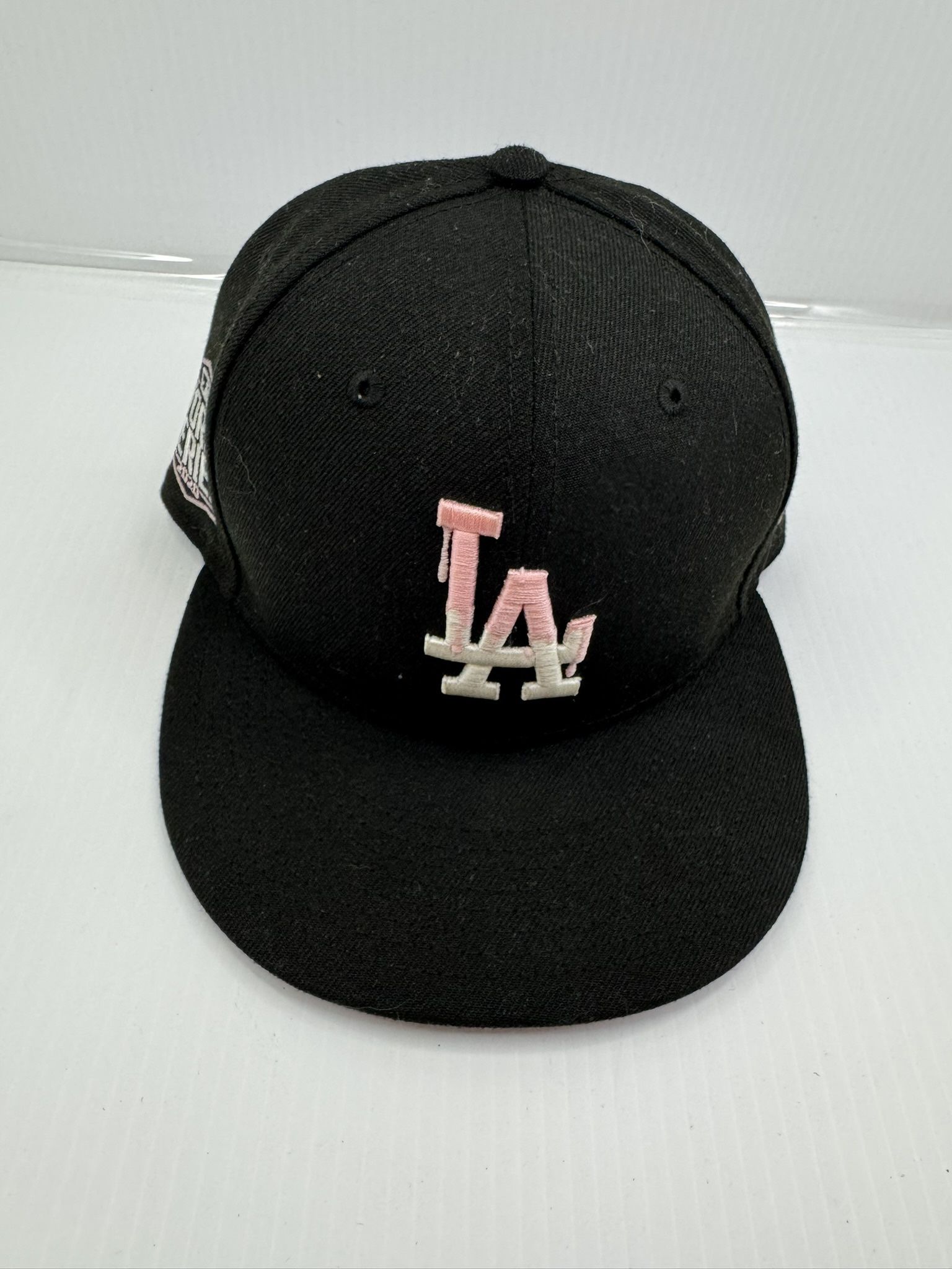 Black Los Angeles Dodgers Paint Drip Pink Bottom 2020 World Series
