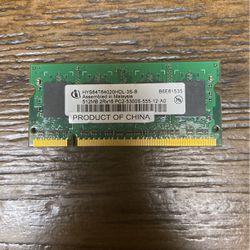 512MB PC2-5300S-555-12-A0