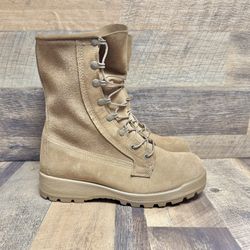 Altama Men’s Desert Tan Tactical Combat Vibram Sole Work Military Boots Size 8.5