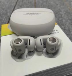 Bose Ultra Open Earbuds 5V, White Smoke