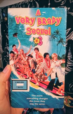 A Very Brady sequel VHS
