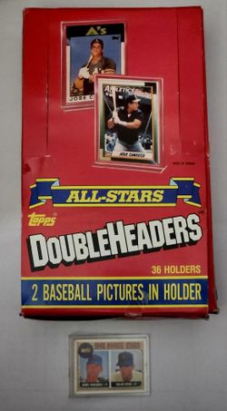 Rare 1990  Topps Doubleheader  Complete Box. Plus One**