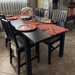 Black Dining Table
