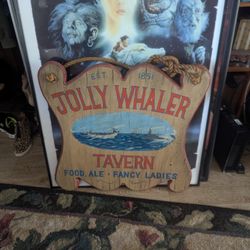 Jolly Whaler Tavern Sign 