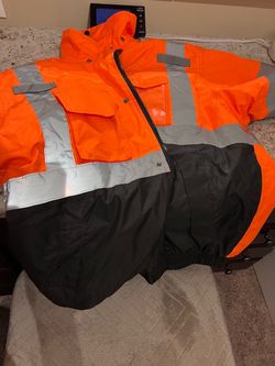 Safety jacket orange