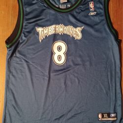 Latrell Sprewell Youth Xlarge Or Adult Small Minnesota Timberwolves Jersey 8 Reebook Vintage