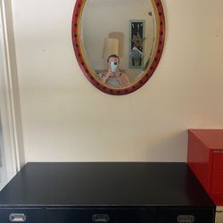 Vanity, Mirror And Chair