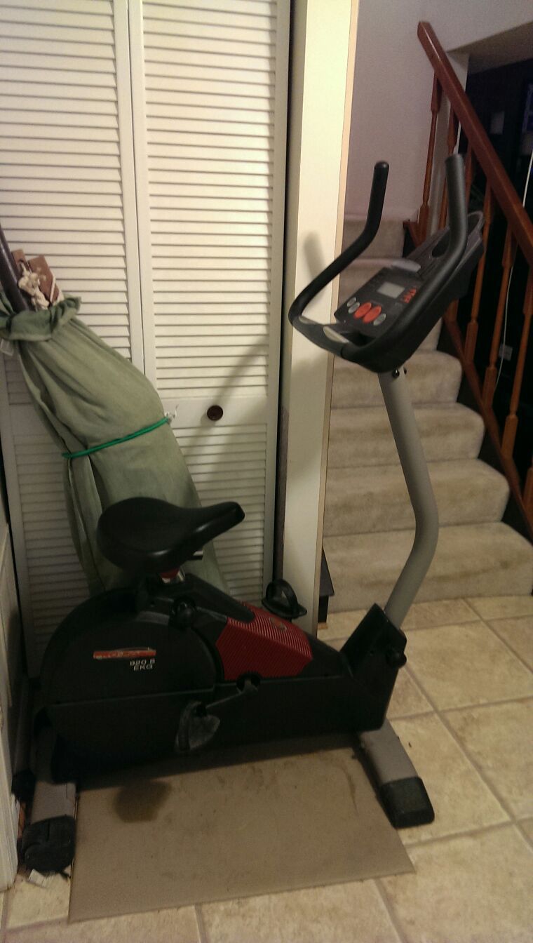 Barely used! Excellent condition- Pro Form 920 S EKG Stationary Exercise Bike
