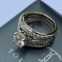 Engagement Ring With Wedding band 