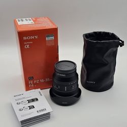 Sony FE PZ 16-35mm F4 G Lens (Excellent Condition)