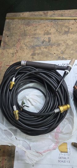 Weldcraft WP-18 Water-Cooled TIG Torch – 25' Cable – Made in USA $225 OBO