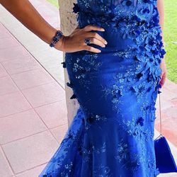 Dress / Royal Blue 