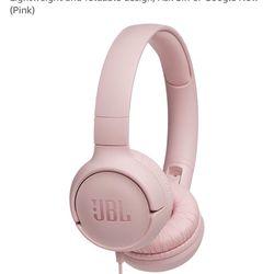 JBL Headphones Pink With Speaking Audio 