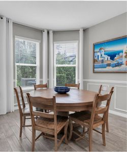 60” Restoration Hardware Table and 6 Chairs Grey/Brown
