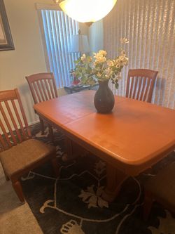 Dining table with 4 chairs