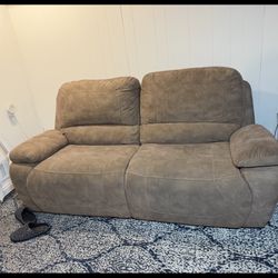 Power Reclining Sofa And Power Reclining Chair 
