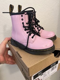 Pink Doc marten Boots