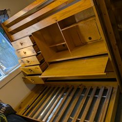 Loft twin and queen bed frame system