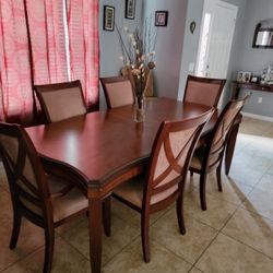 Dining Room Table W/ 8 Chairs