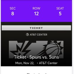 Spurs Tickets Monday 11/22