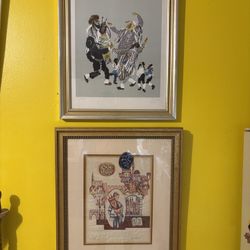 2 Rare Israeli Signed & Numbered Artworks