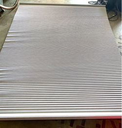 White Cordless cellular blinds 80”x96”
