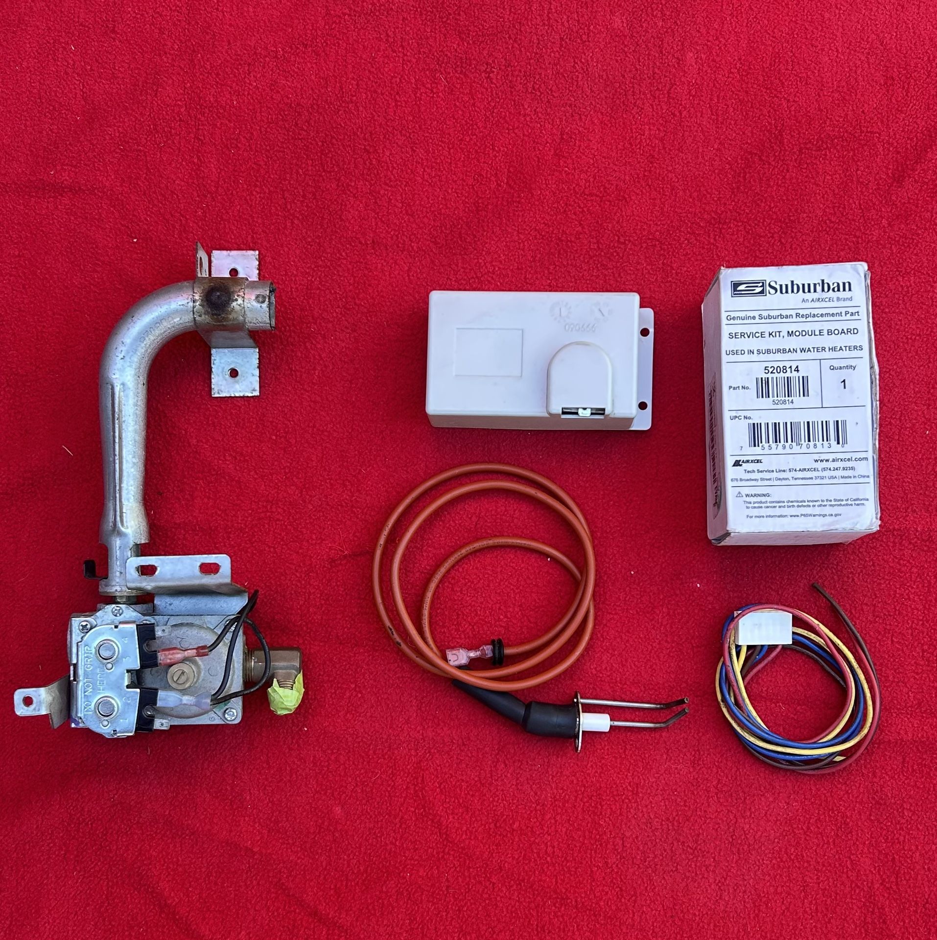 $$  SUBURBAN WATER HEATER PARTS