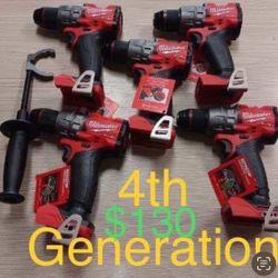 Milwaukee New Hammer Drill 18M Fuel Brushless ( No Battery) $130 Each One 