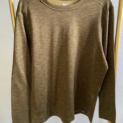 Men’s REI fleece lined shirt large