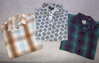 Men’s Short Sleeve Collared Shirts 