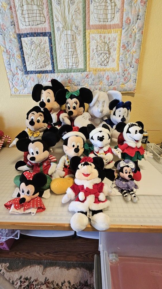Disney Christmas Stuffed Animals