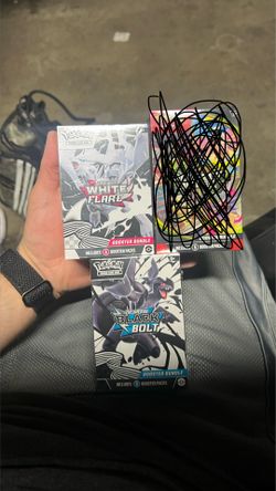 White flare and black bolt bundles