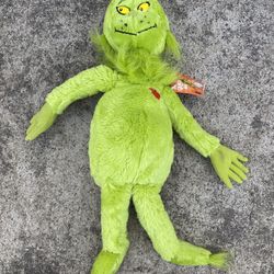 Kohls Cares How the Grinch Stole Christmas Plush Toy Dr Seuss 20” Green new