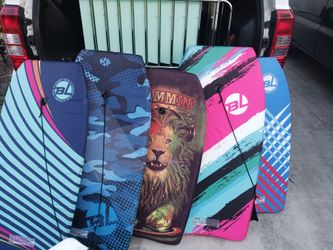 5 NEW SKIM BOARDS 2FOR 12 FIRM GO MY POST TONS ITEM TO SEE