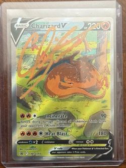 Sleeping Charizard Signed Pokemon Christopher Corey Smith