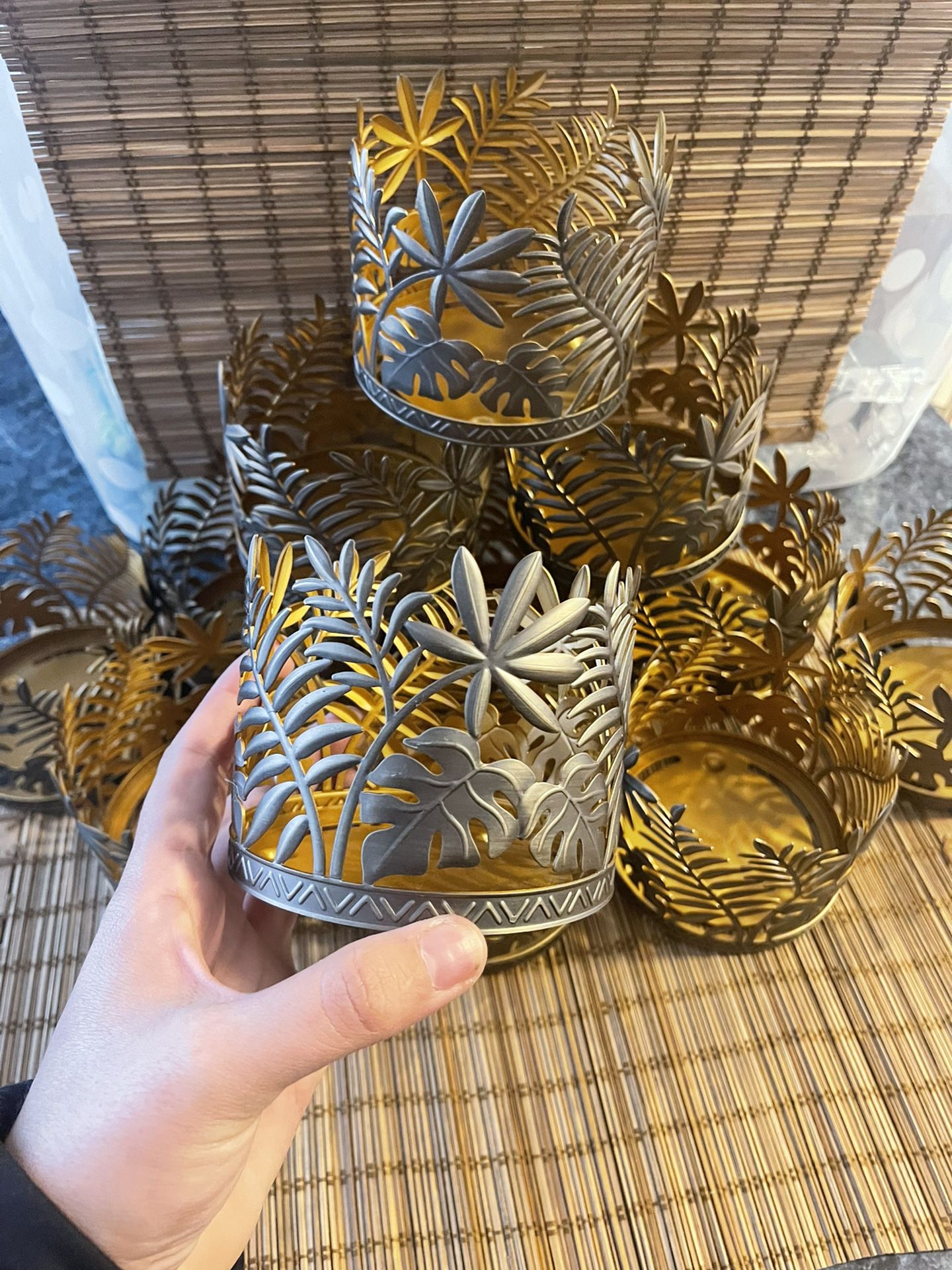 BBW 3-Wick tropical Candle Holders - $7 Each