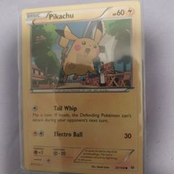 Pokémon Pikachu Playing Card.