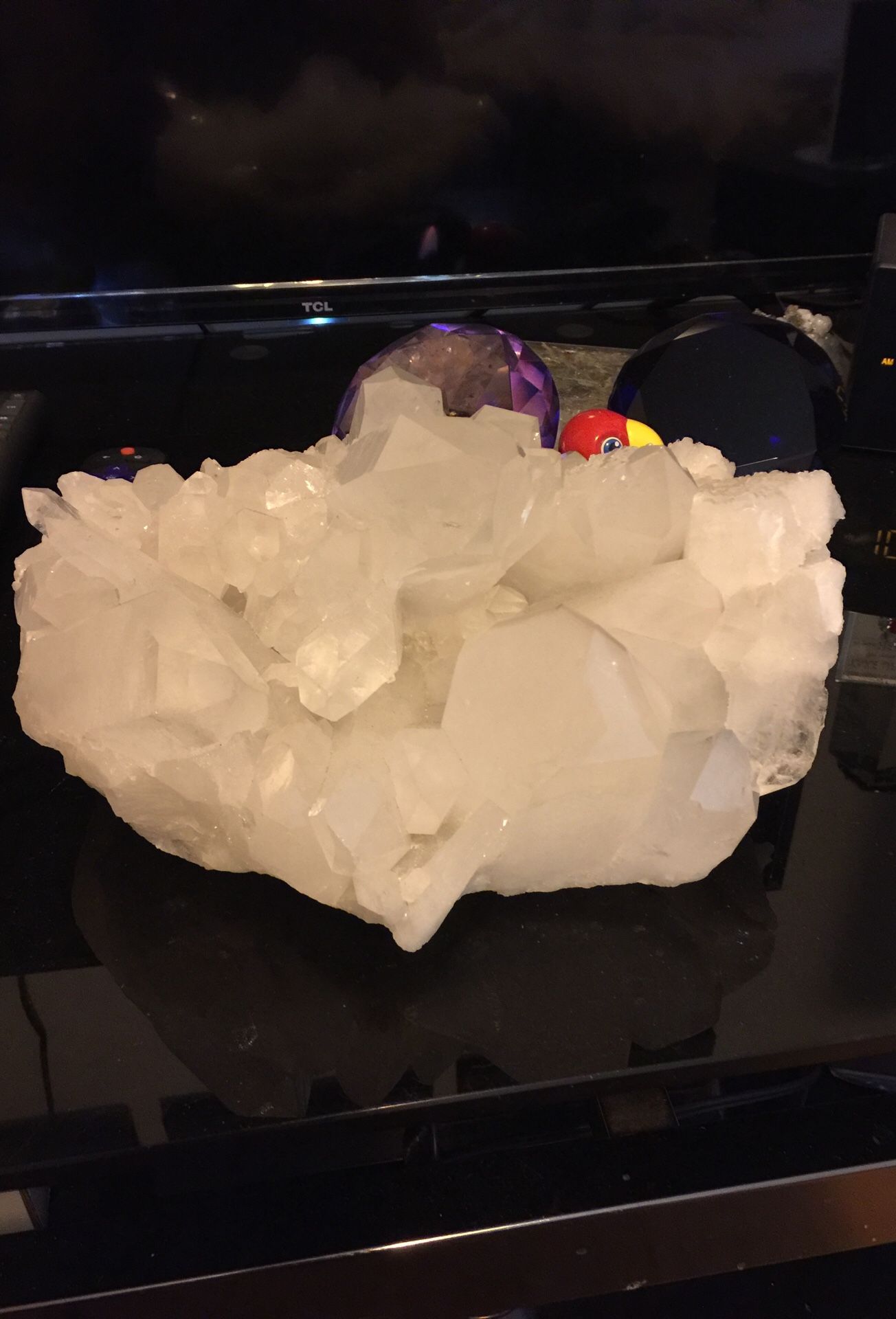 Crystal point cluster