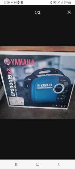 YAMAHA GENERATOR 2000W UPGRADED MODEL #EF2000ISV2 NEW SEALD BOX