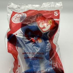 TY McDonald's Teenie Beanie - #5 McNUGGETS the Bear (2004) (4.5 inch) - New