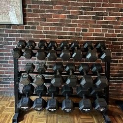 Complete Dumbbell Set (20-65 Lbs) Plus Stand