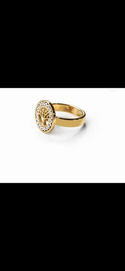 New Gold Tree Of Life Ring Size 7 