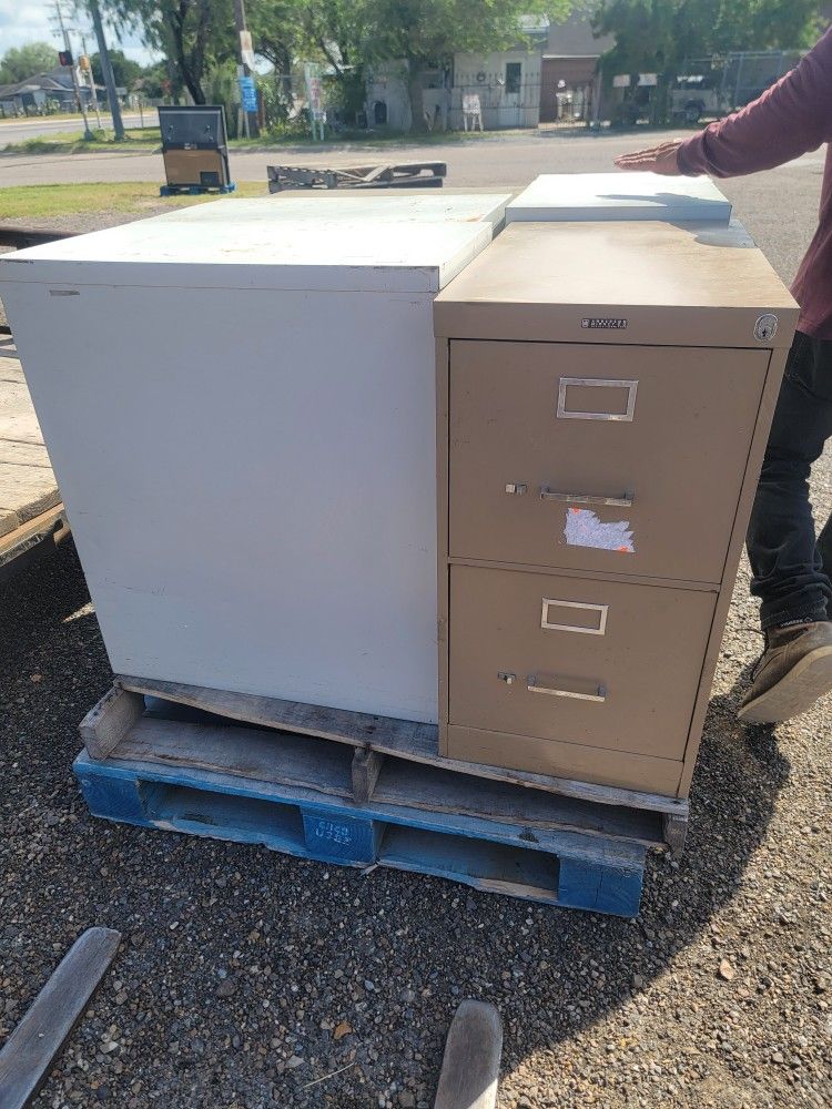 2 Drawer Metal Filing Cabinets